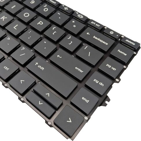 لوحة مفاتيح بديلة للكمبيوتر المحمول HP EliteBook 840 G7 840 G8، 845 G7 845 G8، 745 G7 745 G8 تخطيط أمريكي مع مؤشر أسود in Kuwait