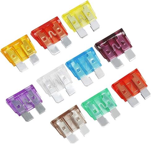 Assortment Blade Fuses Set for Auto Car Truck Motorcycle SUV-5A 7.5A 10A 15A 20A 25A 30A 35A 40A (90pcs) in Saudi Arabia