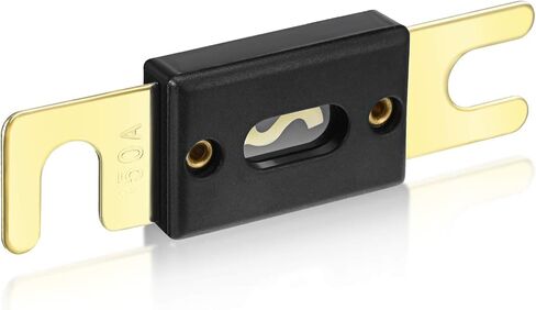 5 Pieces ANL Fuse Inline Fuse Gold Plated Fuse for Car Vehicle Audio Video System (125 Amp) in Saudi Arabia