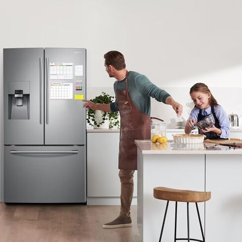 تقويم مغناطيسي للثلاجة - 3 عبوات مخطط شهري وأسبوعي، تقويم أبيض للمسح الجاف - جدول تخطيط عائلي مغناطيسي للقيام بقائمة جدول الأعمال الروتينية للمطبخ المنزلي 17 بوصة × 12 بوصة in Kuwait