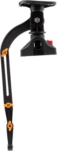 Extreme Max 3006.8669 Universal Fish Finder Head Unit & Transducer Arm Rod Holder Mount for SUPs & Kayaks, Black in Saudi Arabia