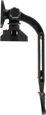 Extreme Max 3006.8669 Universal Fish Finder Head Unit & Transducer Arm Rod Holder Mount for SUPs & Kayaks, Black in Saudi Arabia