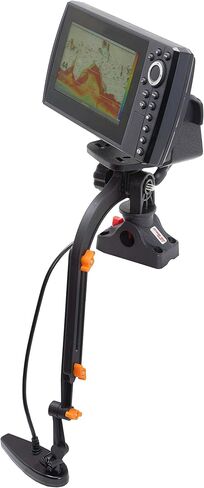 Extreme Max 3006.8669 Universal Fish Finder Head Unit & Transducer Arm Rod Holder Mount for SUPs & Kayaks, Black in Saudi Arabia