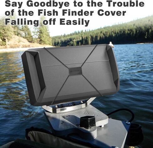 قطعتان من حزام غطاء الرسم البياني لصيد الأسماك، قم بتأمين غطاء الرسم البياني لصيد الأسماك الخاص بك مع بنجي مكتشف الأسماك - حزام قابل للتعديل للسفر in Kuwait