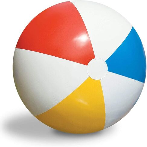 Swimline Inflatable 36" Classic Rainbow Beach Ball for Pool/Lake (6 Pack) in Saudi Arabia