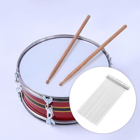 Yibuy 2 Pieces Steel Snare Drum Wire 30 Strands for Drum Replacement Accessories in Saudi Arabia