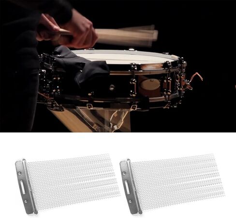 Yibuy 2 Pieces Steel Snare Drum Wire 30 Strands for Drum Replacement Accessories in Saudi Arabia