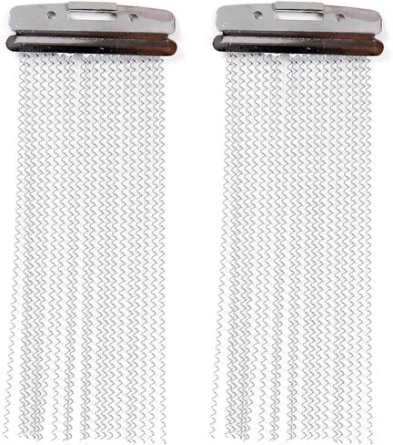 Yibuy 2 Pieces 20 Strands Steel Snare Drum Wire for Cajon Box Drum Springs 5.71x2.22inch(LxW) in Saudi Arabia