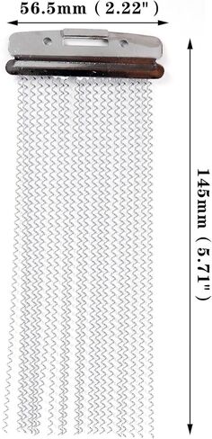 Yibuy 2 Pieces 20 Strands Steel Snare Drum Wire for Cajon Box Drum Springs 5.71x2.22inch(LxW) in Saudi Arabia