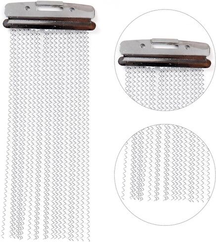 Yibuy 2 Pieces 20 Strands Steel Snare Drum Wire for Cajon Box Drum Springs 5.71x2.22inch(LxW) in Saudi Arabia