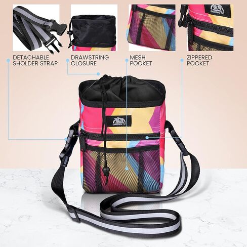 Dog Treat Pouch, Dog Training Treat Bags, for Treats, Toys, Built-in Poop Bag Dispenser, 3 Ways to Wear in Saudi Arabia