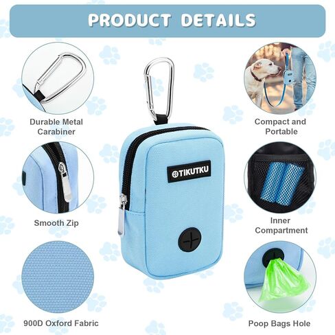 Dog Treat Pouch, Dog Training Treat Pouch, Puppy Training Pouch with Shoulder Strap Buckle, Portable Dog Treat Bag,Hand Free Treat Pouch, for Outdoor Dog Walking/Pet Dog Training (black) in Saudi Arabia