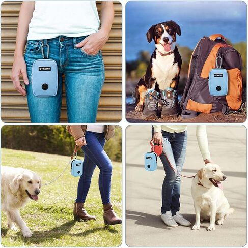 Dog Treat Pouch, Dog Training Treat Pouch, Puppy Training Pouch with Shoulder Strap Buckle, Portable Dog Treat Bag,Hand Free Treat Pouch, for Outdoor Dog Walking/Pet Dog Training (black) in Saudi Arabia