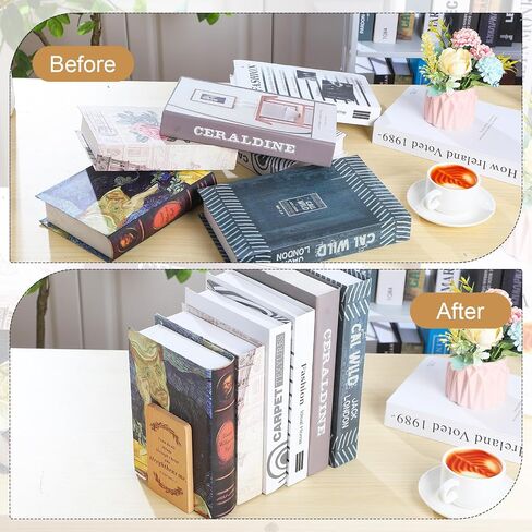4 Pcs Christian Wood Bookends Non Skid Bookend Decorative Heavy Duty Book End Support Wooden Book Organizer Book Stand for Religious Gift CDs Desk Office Kitchen Bookshelf School, 2 Pairs in Saudi Arabia