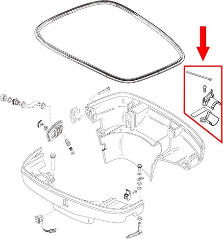 Rigging Kit Replacement For Mercury MerCruiser Outboard - 875266A2, 21-875266A1 in Saudi Arabia