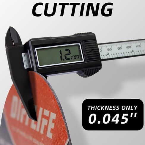 Cut-Off Wheels Cutting Wheel Disc 4-1/2"x3/64''x7/8'' Thin Metal Stainless Steel Cutting Cut Off Disc Blades Grinding Wheel for Angle Grinders (6) in Kuwait