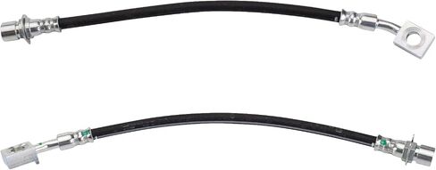 TRQ Stainless Steel Performance Front Brake Hose Compatible with 2000-2006 Cadillac 1999-2007 Chevrolet 1999-2007 GMC in Saudi Arabia