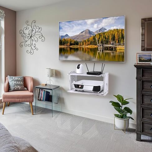 رف خشبي عائم لجهاز العرض، رف جهاز التوجيه PS3/PS4، حامل تثبيت على الحائط لجهاز بلاي ستيشن واي فاي، صندوق تخزين جهاز التوجيه، حامل جهاز عرض، جدار مثبت على الحائط لمشغلات Xbox DVD، وحدات تحكم الألعاب in Kuwait