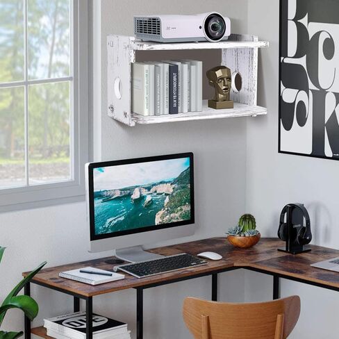 رف خشبي عائم لجهاز العرض، رف جهاز التوجيه PS3/PS4، حامل تثبيت على الحائط لجهاز بلاي ستيشن واي فاي، صندوق تخزين جهاز التوجيه، حامل جهاز عرض، جدار مثبت على الحائط لمشغلات Xbox DVD، وحدات تحكم الألعاب in Kuwait