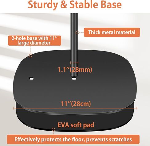 Projector Mount, Universal Projector Stand Height Adjustable 35" to 50" with 360° Angle Rotation, Space-Saving, Compatible with Projectors Vlog DVR Cameras, for Home Office Outdoor Movie in Saudi Arabia