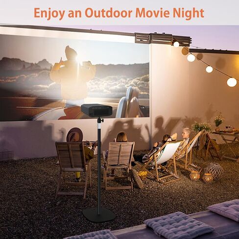 Projector Mount, Universal Projector Stand Height Adjustable 35" to 50" with 360° Angle Rotation, Space-Saving, Compatible with Projectors Vlog DVR Cameras, for Home Office Outdoor Movie in Saudi Arabia