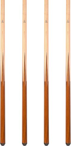 مجموعة ASKA من SP1 Malaswood Sneaky Pete Billiard Pool Cue Sticks، 58 بوصة خشب القيقب الكندي هارد روك، طرف صلب Le Pro 13 مم، مفصل 5/16x18 in Kuwait