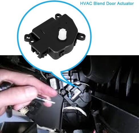 مشغل باب الهواء PUENGSI 604-005 HVAC لـ 2011-2018 Ram 1500 | 2500 | 3500 | 4500 | 5500, 2009 2010 دودج رام 1500 | 2500 | 3500، يستبدل # 604005، 68089742AA in Kuwait