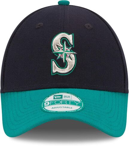 MLB Seattle Mariners Alt The League 9FORTY Adjustable Cap, One Size, Navy in Saudi Arabia