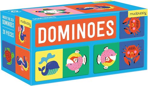 Mudpuppy Cat Donut Dominoes من Mudpuppy، تتميز بـ 28 قطعة دومينو كبيرة الحجم ومزينة بشكل لطيف على الوجهين، مثالية لعدد 2-4 لاعبين، للأعمار من 3 إلى 8 سنوات، ممتعة لليلة اللعب العائلية! in Saudi Arabia