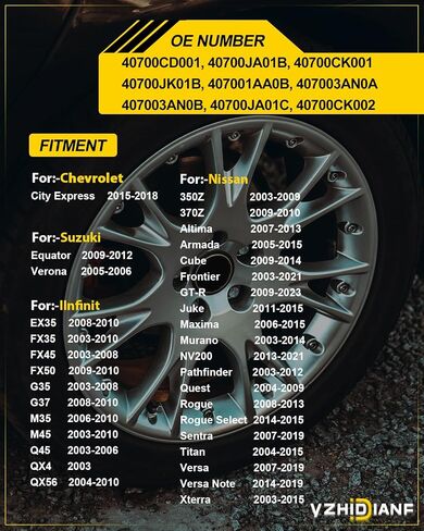 مستشعر TPMS جديد كليًا 40700CD001 لـ: -Infiniti EX35 FX50 G35 G37، لـ: -Nissan 350Z 370Z، لـ: -Chevrolet Altima Armada Cube Frontier، 315 ميجا هرتز، مبرمج، مستشعر ضغط الإطارات (4 قطع مطورة) in Saudi Arabia