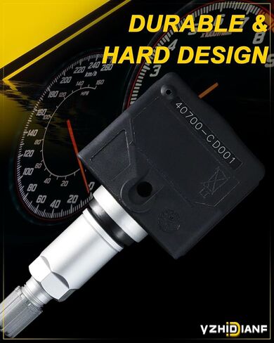 مستشعر TPMS جديد كليًا 40700CD001 لـ: -Infiniti EX35 FX50 G35 G37، لـ: -Nissan 350Z 370Z، لـ: -Chevrolet Altima Armada Cube Frontier، 315 ميجا هرتز، مبرمج، مستشعر ضغط الإطارات (4 قطع مطورة) in Saudi Arabia