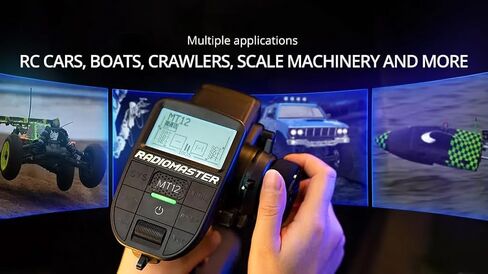 Radiomaster MT12 Surface Radio Controller with Receiver ExpressLRS 2.4G for RC Car Boat(ELRS ER3C-I FCC) in Saudi Arabia