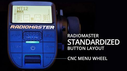 Radiomaster MT12 Surface Radio Controller with Receiver ExpressLRS 2.4G for RC Car Boat(ELRS ER3C-I FCC) in Saudi Arabia