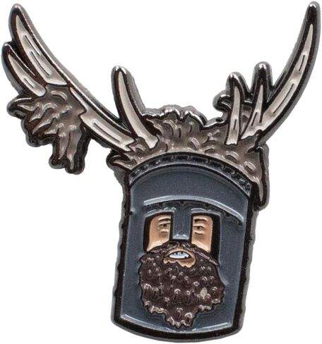 The Unemployed Philosophers Guild Knight Who Says "Ni" Enamel Pin Set - Officially Licensed Monty Python Themed Pins with Strong Rubber Backing Clasps in Saudi Arabia