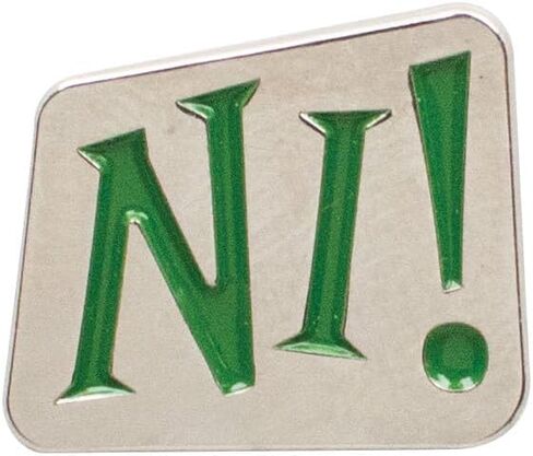 The Unemployed Philosophers Guild Knight Who Says "Ni" Enamel Pin Set - Officially Licensed Monty Python Themed Pins with Strong Rubber Backing Clasps in Saudi Arabia