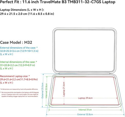 Smatree Hard EVA Protective Sleeve Compatible for 15.6 inch Acer Aspire 3D 15 SpatialLabs Edition Laptop-A3D15-71GM-79ZM, for Acer Nitro V 15 Gaming Laptop-ANV15, for Acer Aspire 7 Laptop-A715 (X8277) in Saudi Arabia