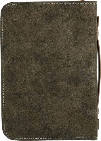 "Divinity Boutique Bible Business Report Cover (25672) | Large Fits Bibles up to 9" X 6.25" X 1.25", Brown in Kuwait