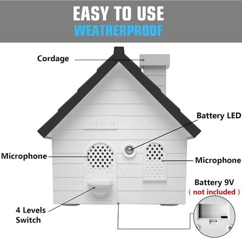 Bark Box, Dog Barking Control Device, Anti-Barking Device, Dog Bark Deterrent Devices,55 Ft. Ultrasonic Dog Barking Deterrent Indoor Outdoor, Suitable for Small Medium Large Dogs in Saudi Arabia