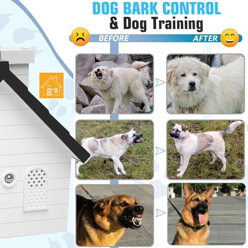 Bark Box, Dog Barking Control Device, Anti-Barking Device, Dog Bark Deterrent Devices,55 Ft. Ultrasonic Dog Barking Deterrent Indoor Outdoor, Suitable for Small Medium Large Dogs in Saudi Arabia