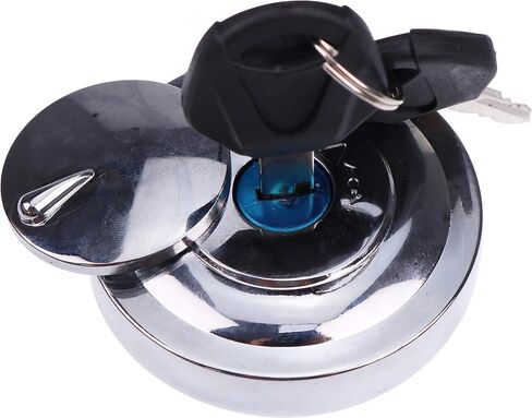 JEENDA غطاء خزان الوقود غطاء غطاء قفل الغاز مع مفتاحين 51049-5004 متوافق مع Kawasaki VN900، VN1700، Vulcan 900، Vulcan 170، Yamaha XVS125، XVS250، XVZ1300، XV1900، XV1700 in Saudi Arabia