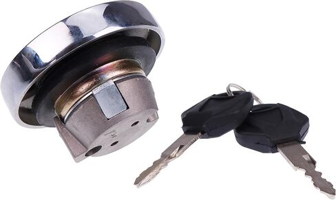 JEENDA غطاء خزان الوقود غطاء غطاء قفل الغاز مع مفتاحين 51049-5004 متوافق مع Kawasaki VN900، VN1700، Vulcan 900، Vulcan 170، Yamaha XVS125، XVS250، XVZ1300، XV1900، XV1700 in Saudi Arabia