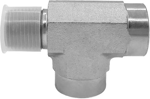 (2-PACK) 5602-08-08-08 تركيب المحول الهيدروليكي 1/2 بوصة ذكر (1/2 بوصة -14 NPTF) × 1/2 بوصة أنثى (1/2 بوصة -14 NPTF) × 1/2 بوصة أنثى (1/2"-14 NPTF) أنبوب تي على شكل حرف T من الفولاذ الكربوني in Kuwait