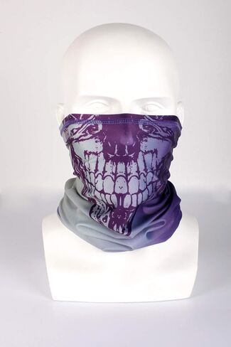 قناع الوجه JINXUEER Bandanas Neck Gater Face Mask بطبقة واحدة غطاء للفم للغبار، في الهواء الطلق، الرياضة، المهرجانات in Kuwait