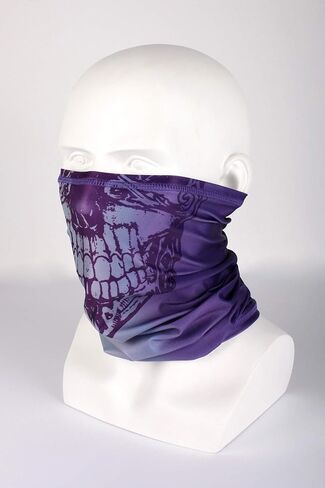 قناع الوجه JINXUEER Bandanas Neck Gater Face Mask بطبقة واحدة غطاء للفم للغبار، في الهواء الطلق، الرياضة، المهرجانات in Kuwait