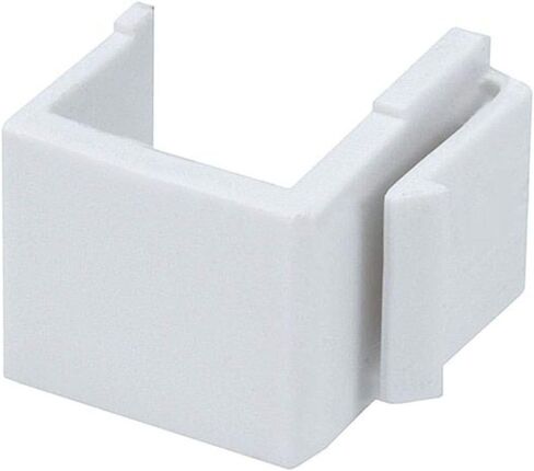 Monoprice Blank Insert For Wall Plate - 10pcs/Pack (White) in Saudi Arabia