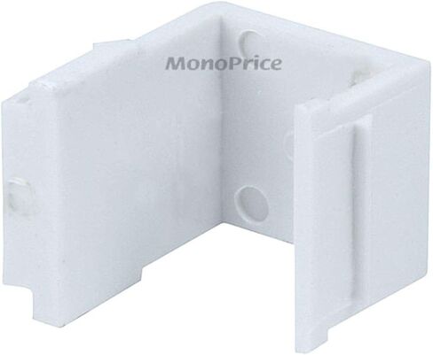 Monoprice Blank Insert For Wall Plate - 10pcs/Pack (White) in Saudi Arabia