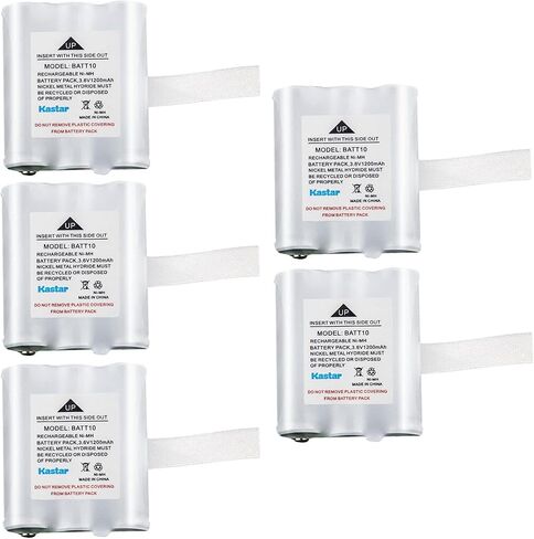 Kastar 6-Pack Battery Replacement for Midland BATT10 BATT-10, Midland AVP13 MID-AVP13, Midland T71 T-71, Midland T75 T-75, Midland T77 T-77, Midland T79 T-79, Midland X-Talker T71 T-71 Two Way Radios in Saudi Arabia