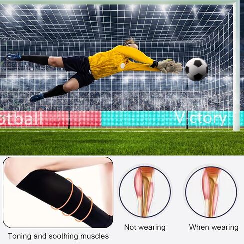 Optimized Soccer Shin Guard Sleeves - Black, Secure Fit for Maximum Protection, Comes in a 2-Pack in Saudi Arabia