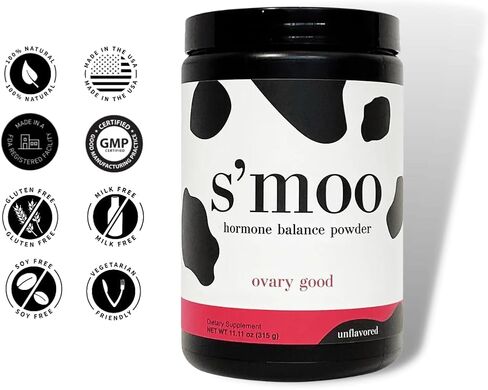 S’moo Ovary Good - Unflavored | Inositol Blend for PCOS, Hormone Balance & Fertility | Regulate Cycle, Improve Energy Levels, Ovarian Function, Hormonal Acne & More (30 Servings) in Saudi Arabia