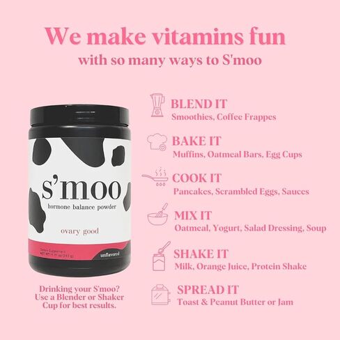 S’moo Ovary Good - Unflavored | Inositol Blend for PCOS, Hormone Balance & Fertility | Regulate Cycle, Improve Energy Levels, Ovarian Function, Hormonal Acne & More (30 Servings) in Saudi Arabia